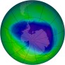 Antarctic Ozone 2008-10-16